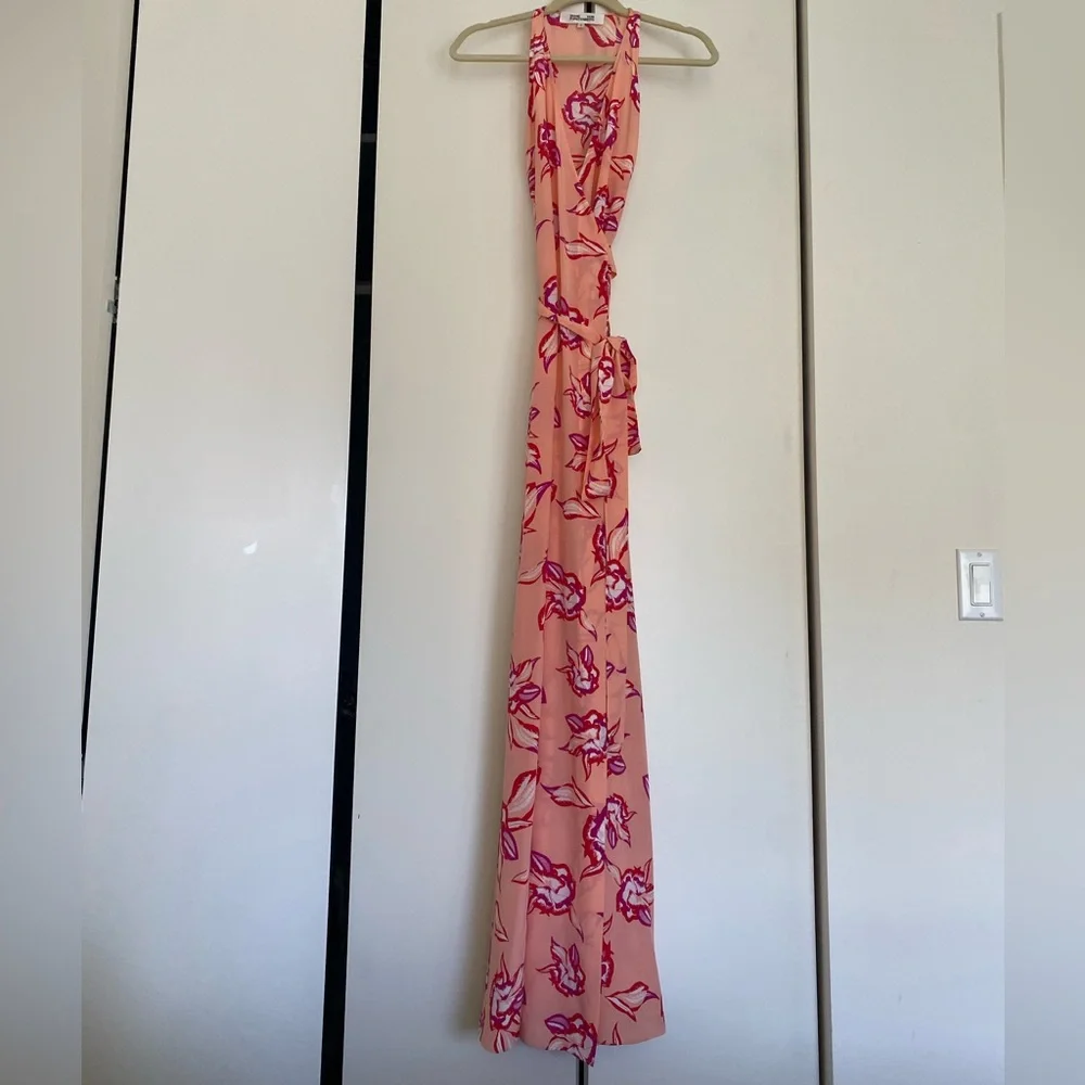 DVF wrap silk maxi dress - Picture 3 of 6